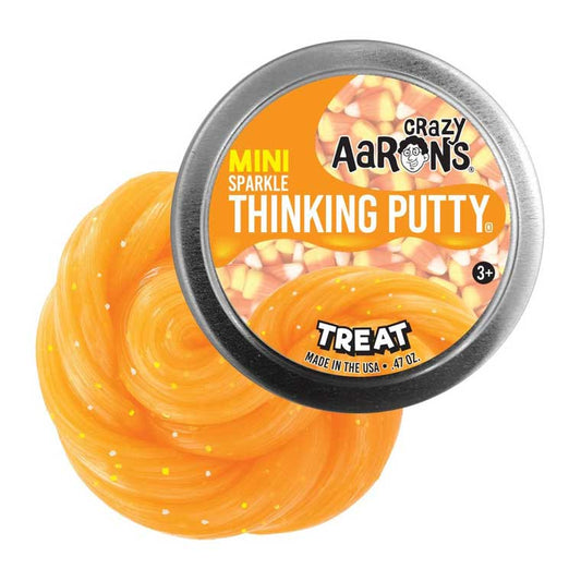 Mini tin of Crazy Aaron's Treat Thinking Putty®.